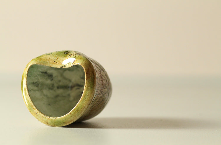 Protea Blossom Vase – Hand-Carved Stoneware by Allthingswhiting