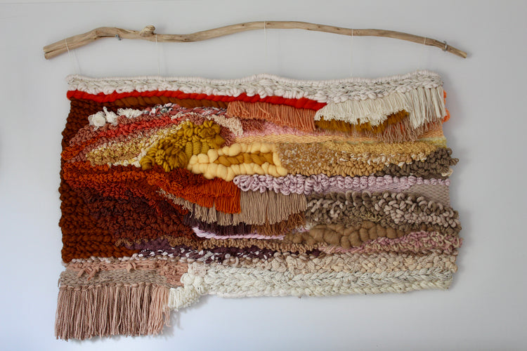 Large woven wall art