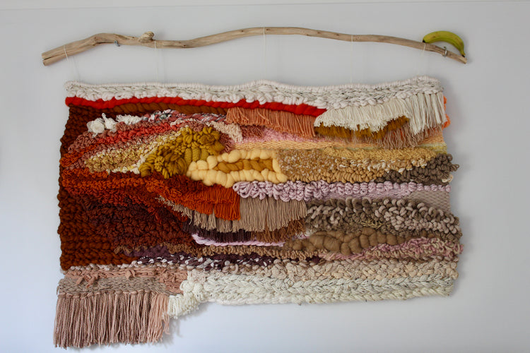 Large woven wall art
