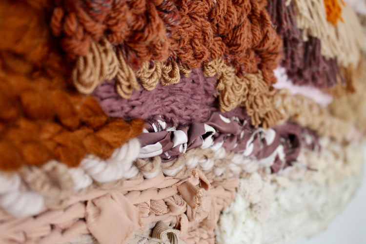 Large woven wall art