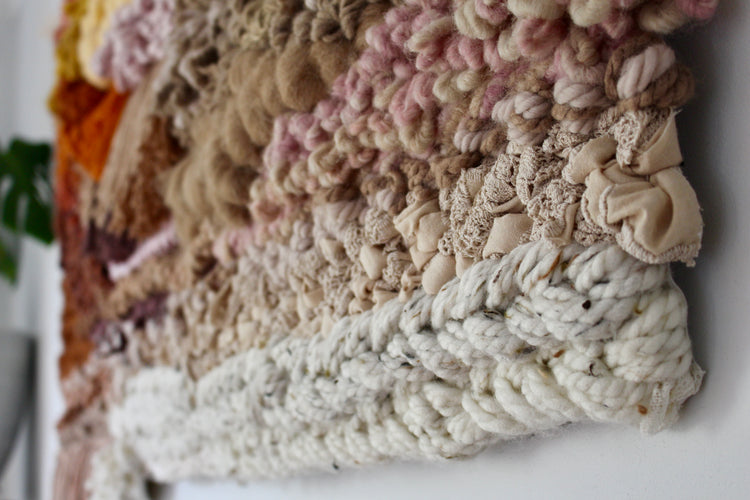 Large woven wall art