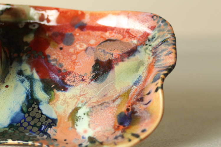 Toothbrush holder and platter