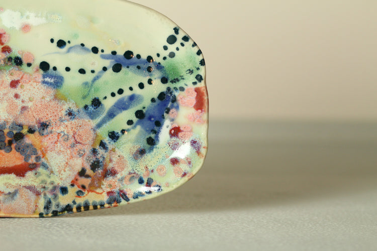 Dot and lines small platter