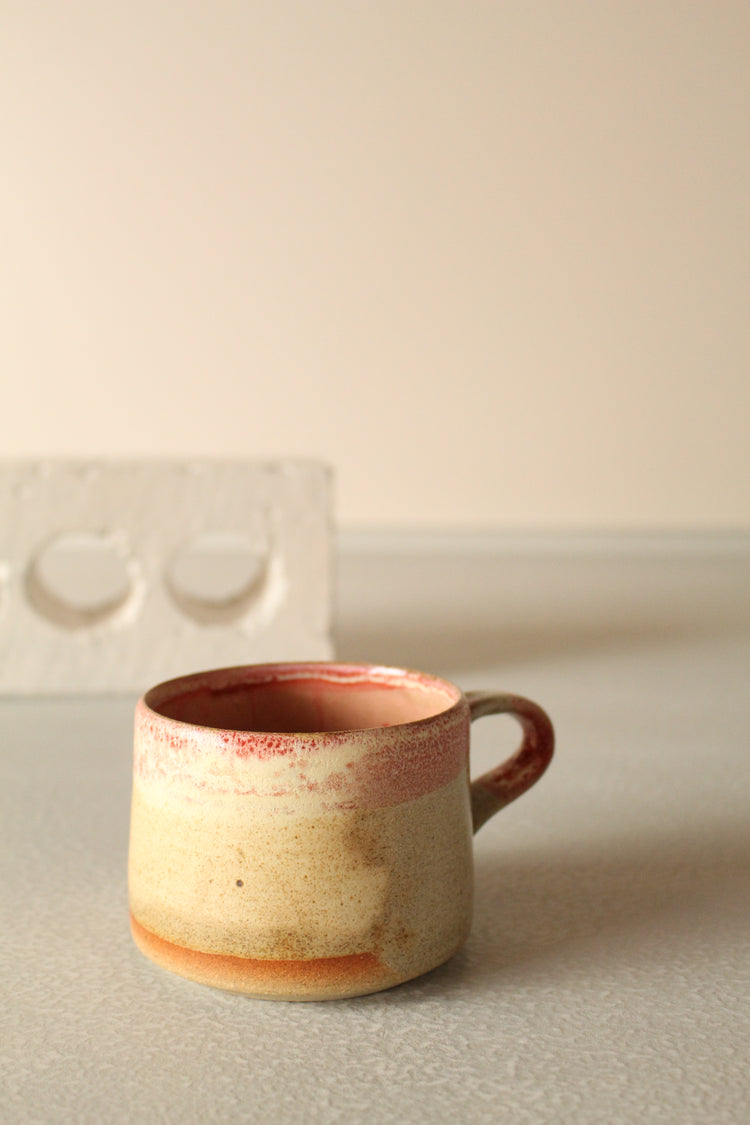 Salted cream and red mug 250ml