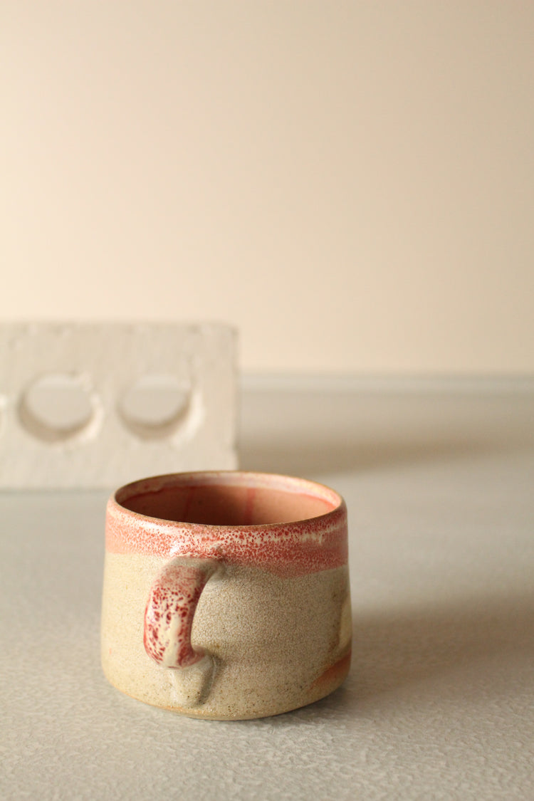 Salted cream and red mug 250ml