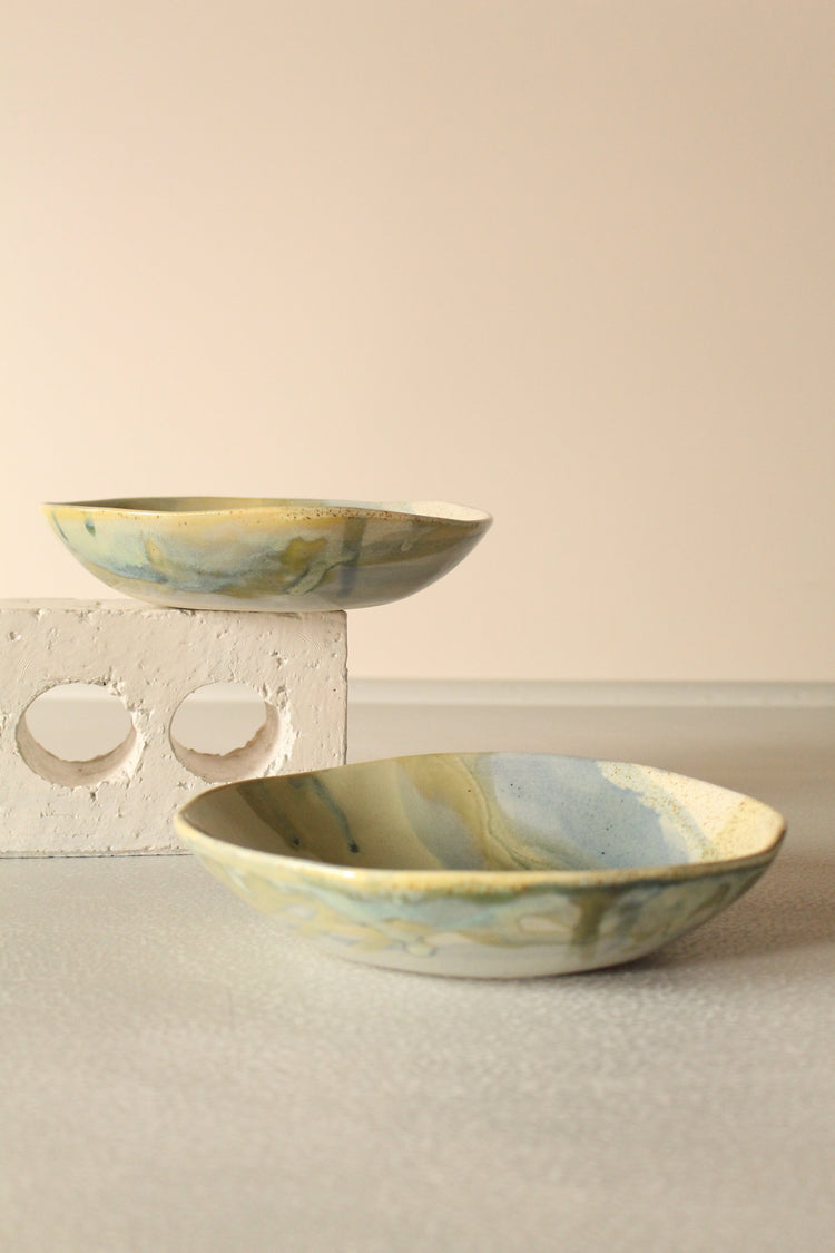 The everything bowl, Green and blue