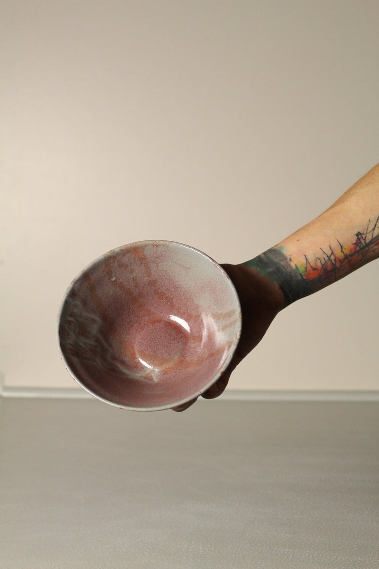 Wheel-Thrown Ceramic Stoneware Bowl | Snack & Dessert Bowl