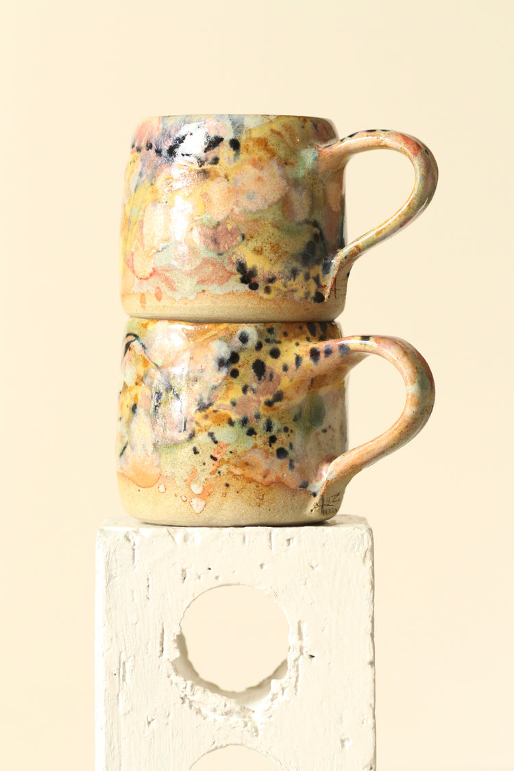 Bright Painterly Mugs