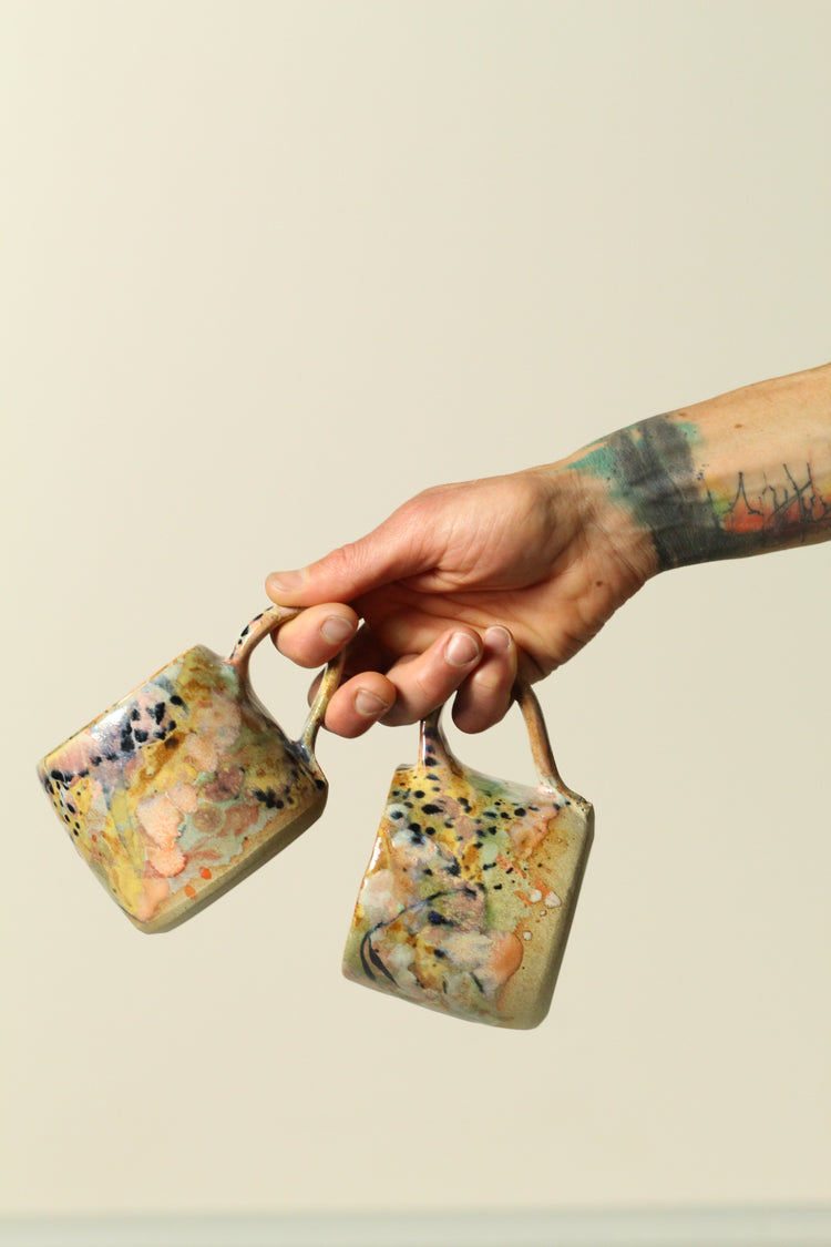 Bright Painterly Mugs