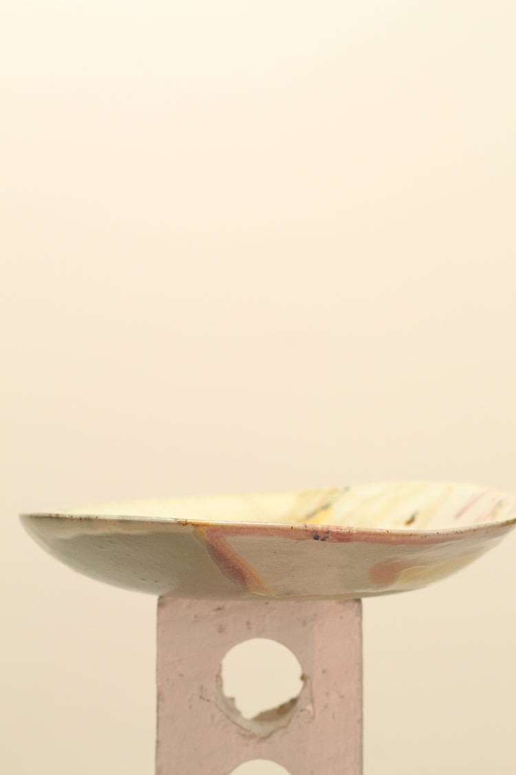 Gum Leaf inspired large serving bowl