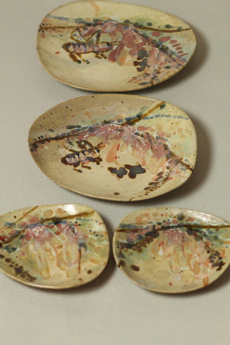 High Sided Plate - Bees