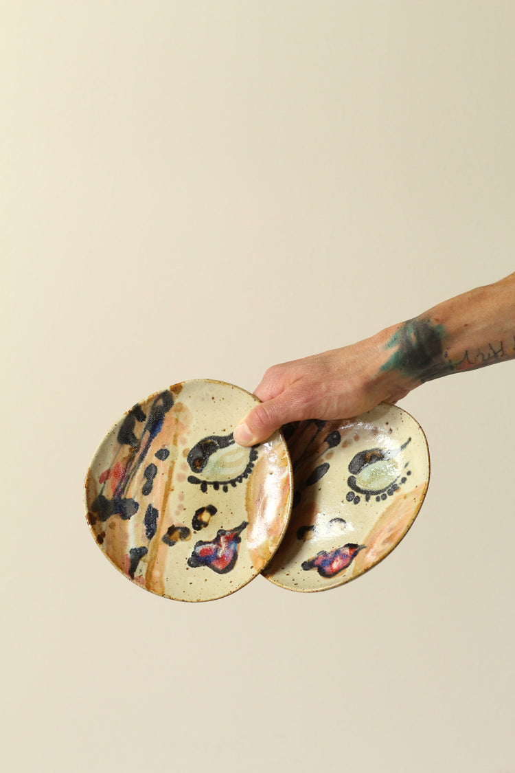 Small Side Plates - Ziggy face