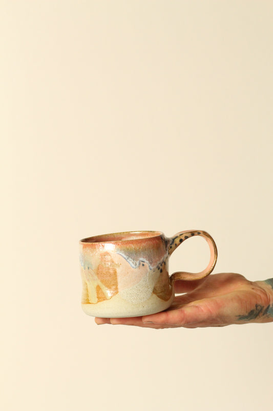 Xtra large Tropical sunrise painterly Mug