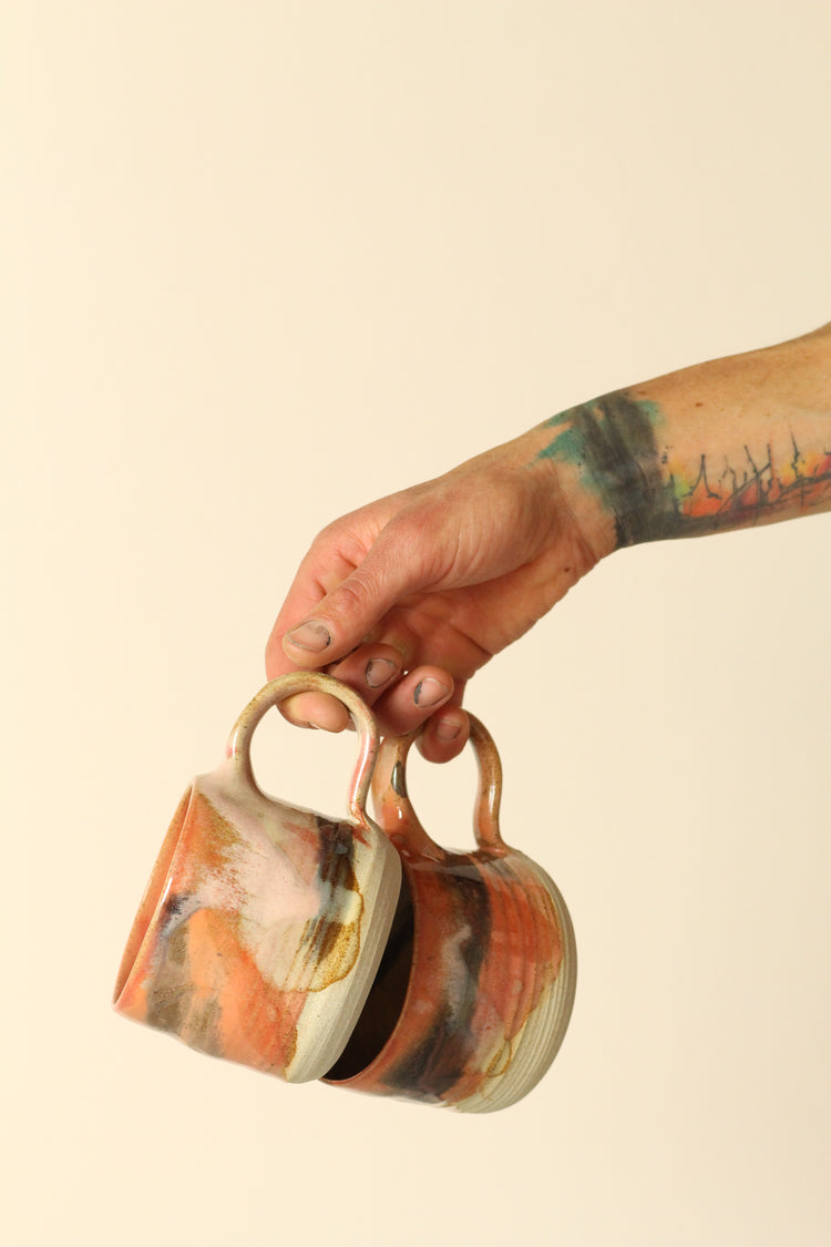 Tropical sunrise painterly Mug