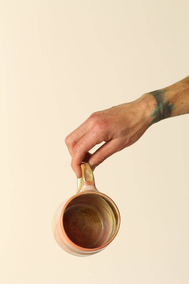 Tropical sunrise painterly Mug