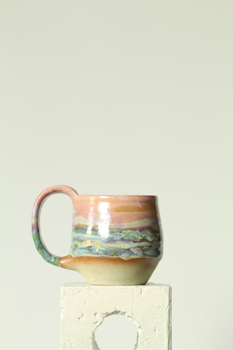 Arc Mug | Ocean Bloom | Handmade Ceramic Mug