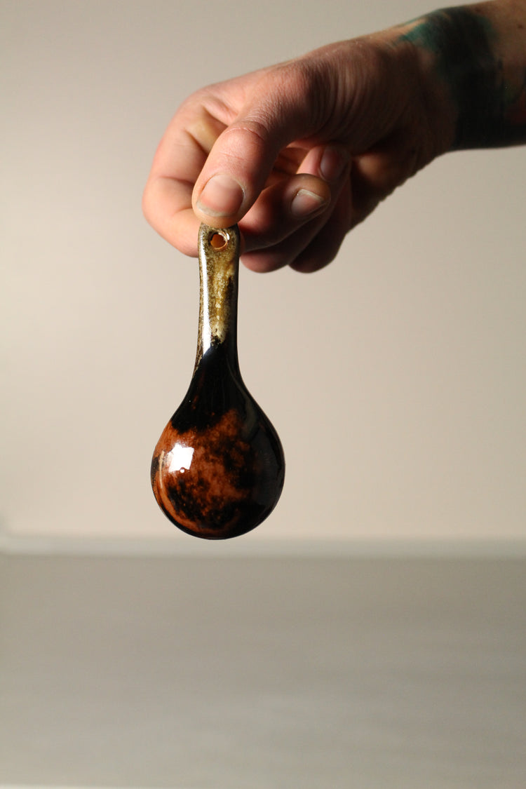 Copper Sands Scoop – Hand-Built Ceramic by Allthingswhiting