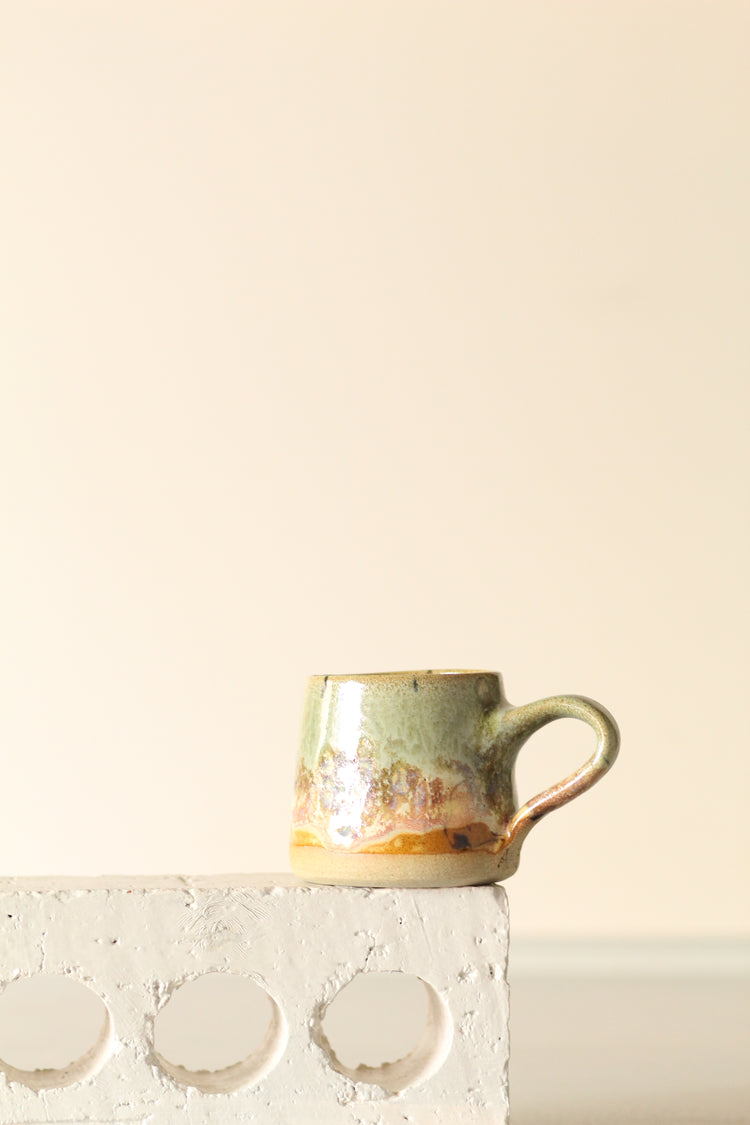 Green Falling Petticoat Mug