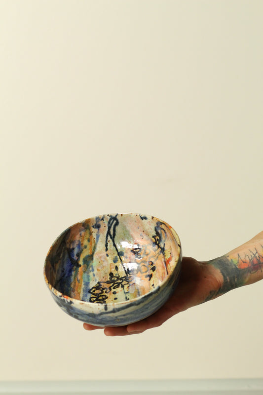 Painterly everything bowl