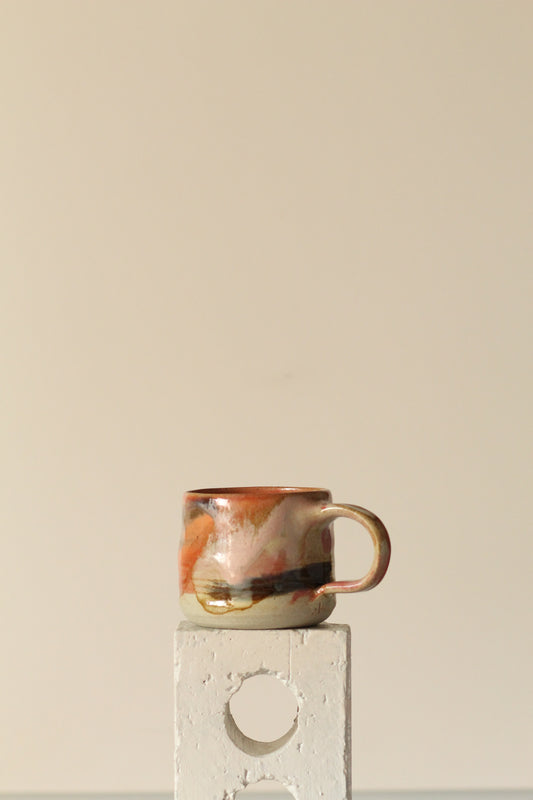 Tropical sunrise painterly Mug